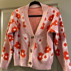 Floral sweater
